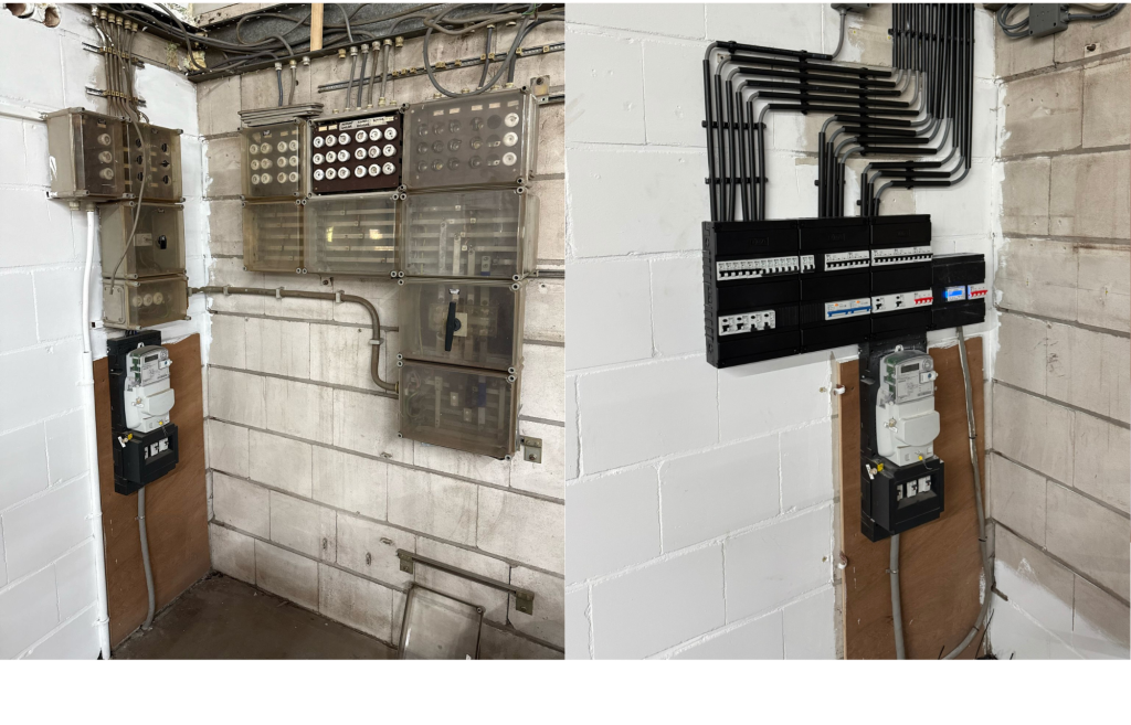 before and after installatie before and after